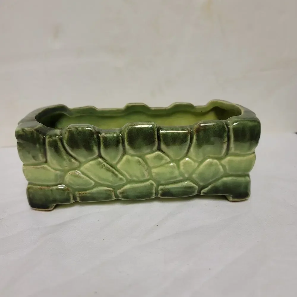 Vintage Stone embossed Oblong 7